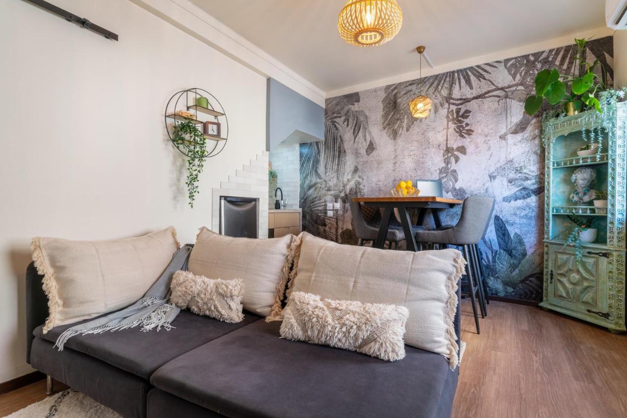 Arty Vintage Townhouse With Rooftop Shower & Sun Loungers Olhao Exterior photo